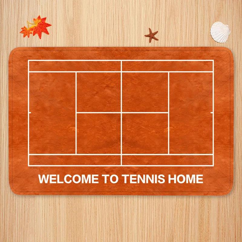 Outdoor Sport Flooring - Alfombra temática deportiva, tenis, bádminton, patrón