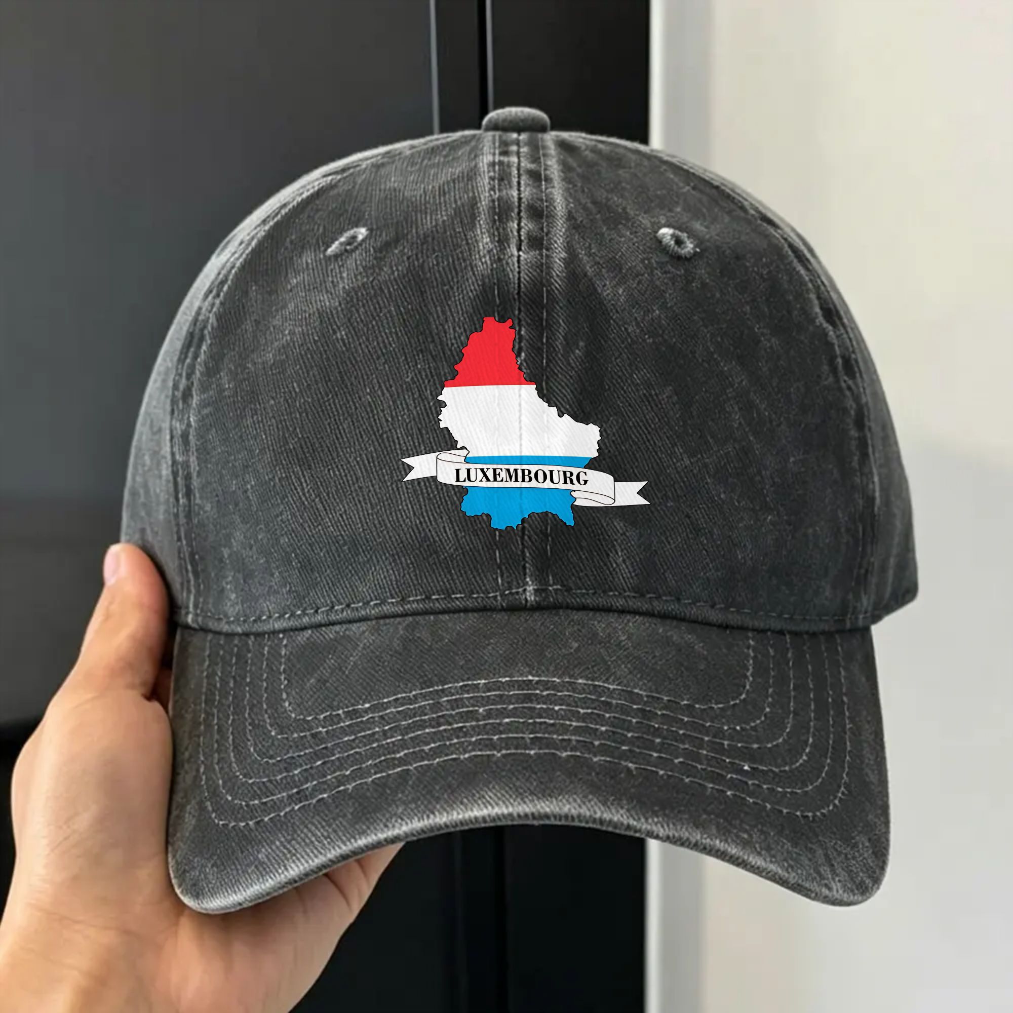 Outdoor Sport Luxembourg - Gorra de Béisbol con Mapa de