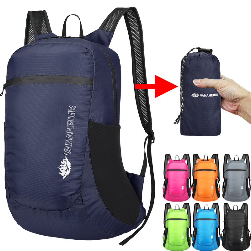 Outdoor Sport Day - Mochila plegable portátil de 19l, bolsa