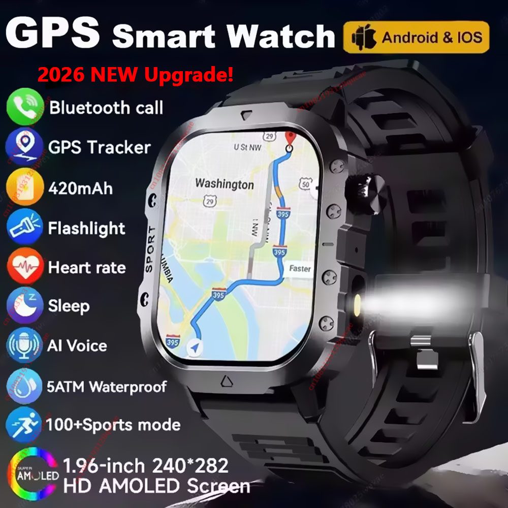 Outdoor Sport Day - Reloj Inteligente 2026 para Hombre y