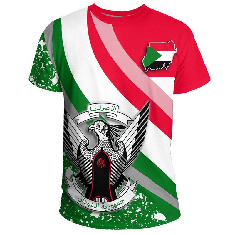 Outdoor Sport Logo - Camiseta Deportiva con Logotipo de SUDÁN,