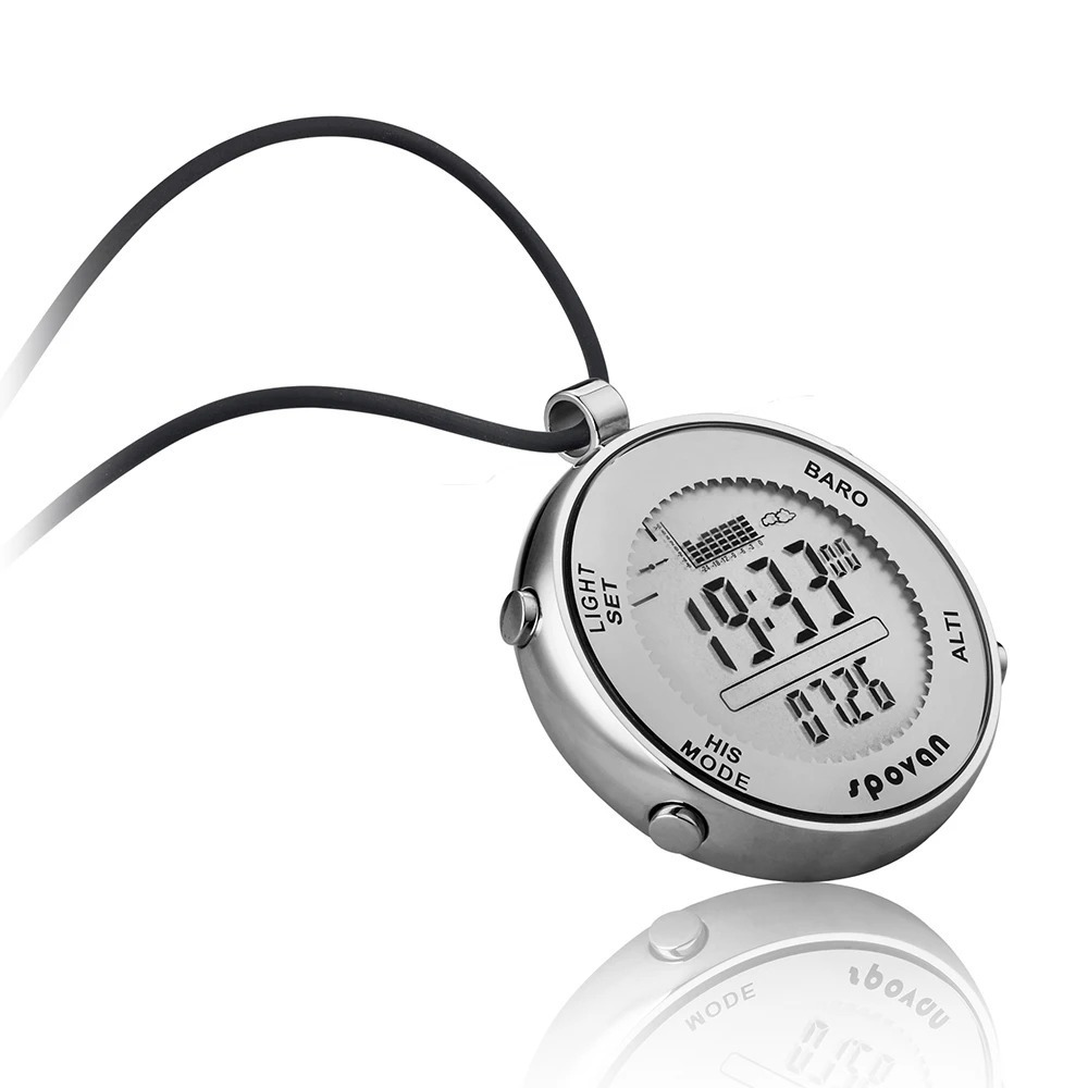Outdoor Sport Day - Reloj de Bolsillo Digital Impermeable Spovan