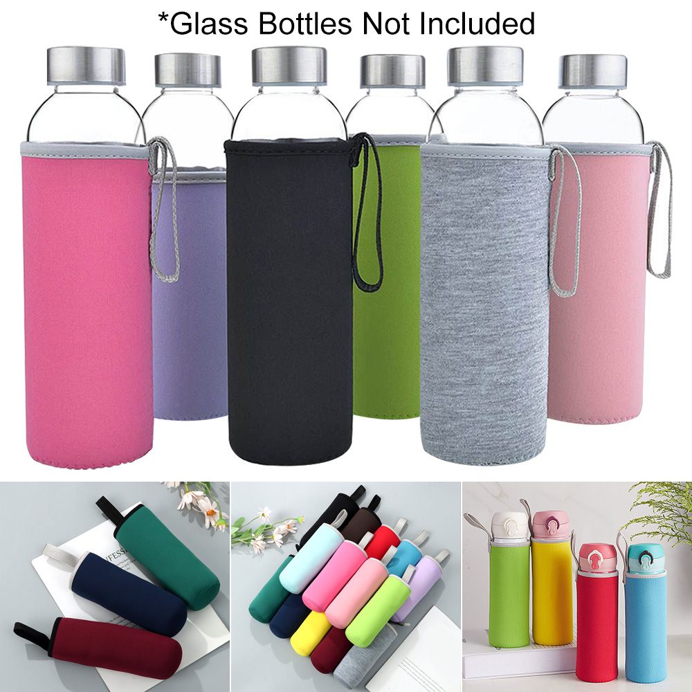 Outdoor Sport Glass Water Bottle - Funda Deportiva para Botella de Agua,