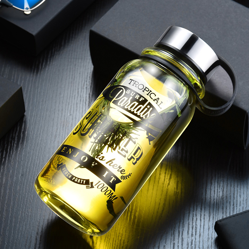 GIANXI-botellas de agua de vid - Outdoor Sport Glass Water Bottle reseña y precio