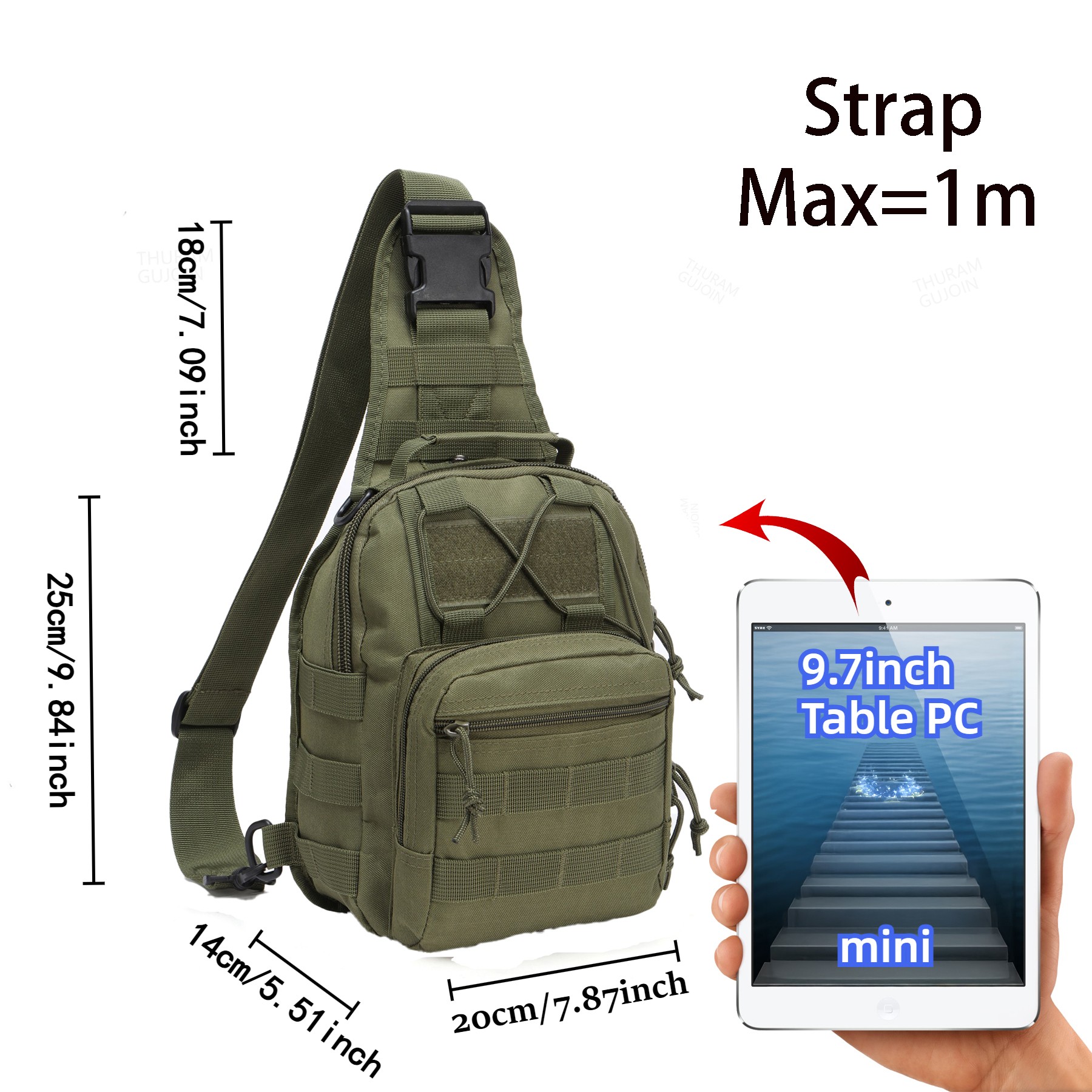 THURAM Mochila táctica para ex - Outdoor Sport Day reseña y precio
