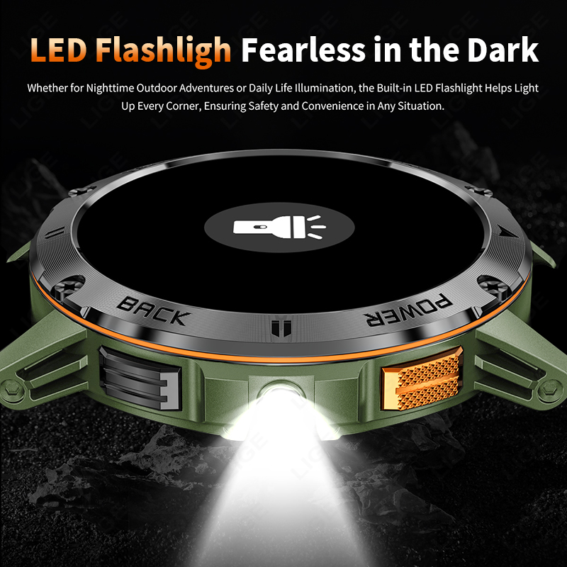 Reloj inteligente LIGE de 400m - Outdoor Sport Day reseña y precio