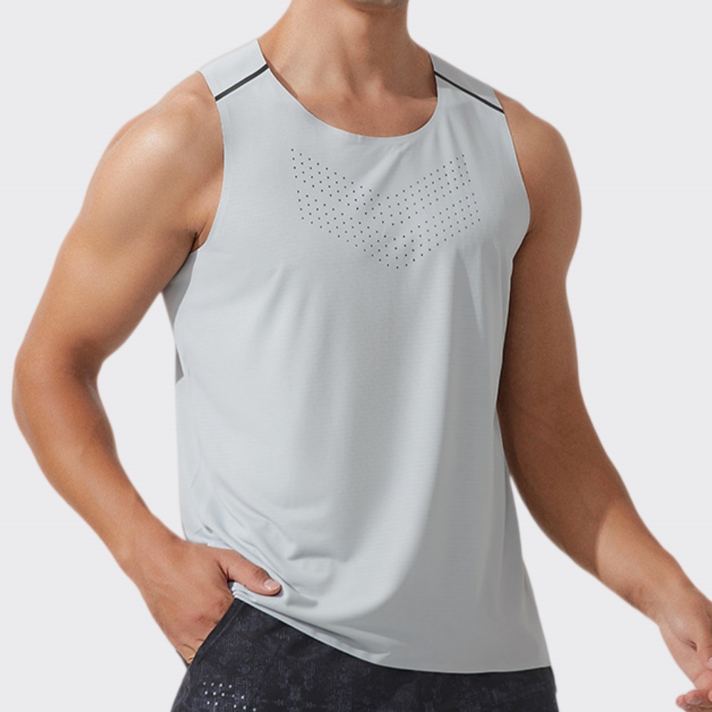 Camiseta Deportiva sin Mangas  - Outdoor Sport Logo reseña y precio