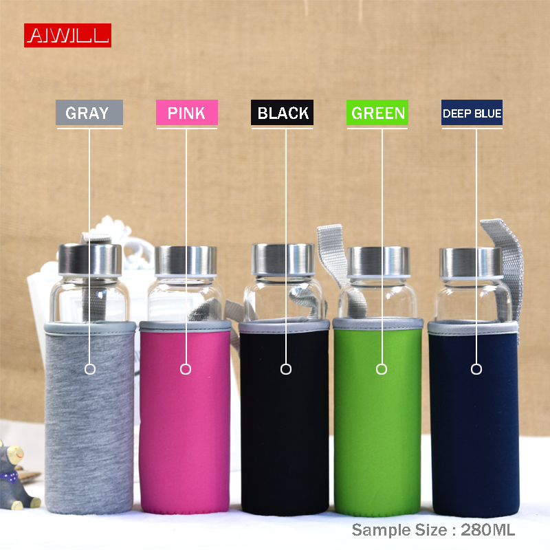 AIWILL Venta caliente botella  - Outdoor Sport Glass Water Bottle reseña y precio