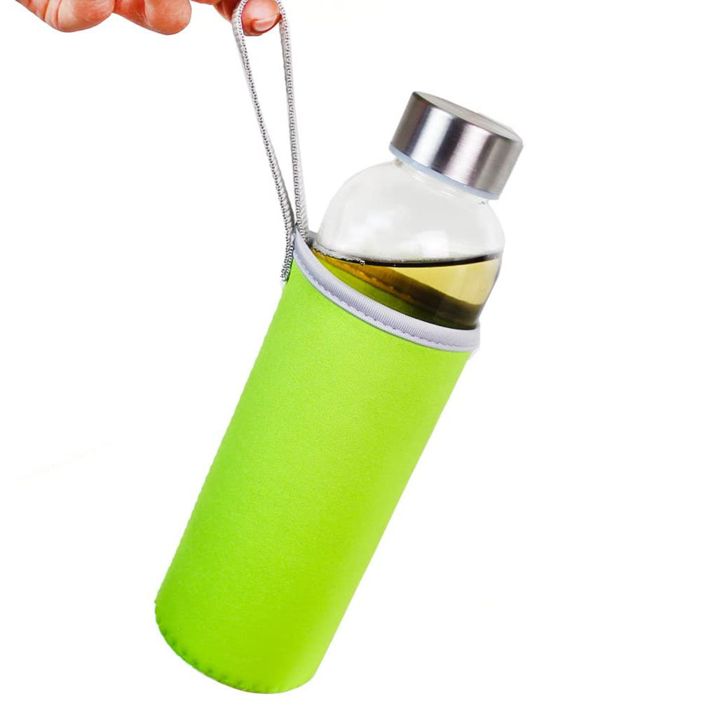 Funda portátil para botella de - Outdoor Sport Glass Water Bottle reseña y precio