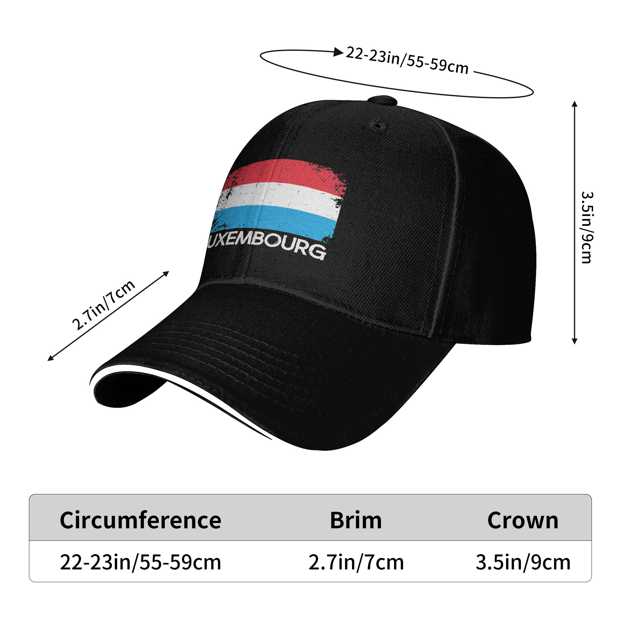 Gorra de béisbol con mapa de l - Outdoor Sport Luxembourg reseña y precio