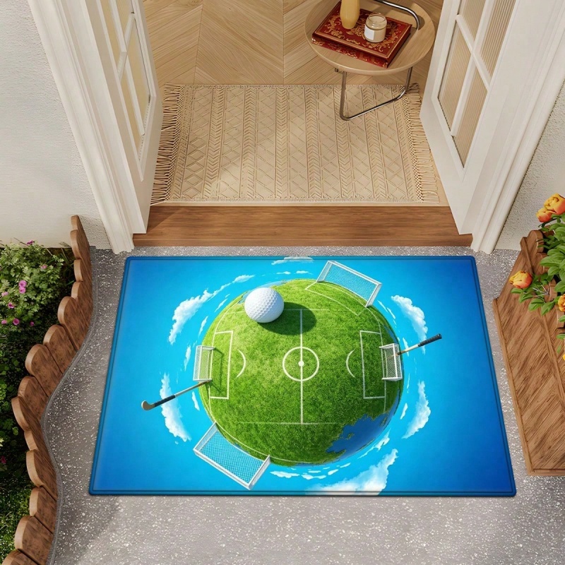 Alfombra de Piso con Estampado - Outdoor Sport Flooring reseña y precio