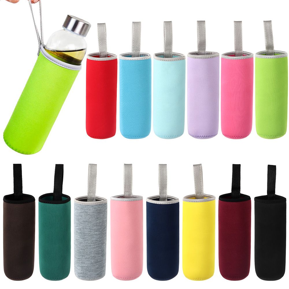 Funda de botella de agua de ne - Outdoor Sport Glass Water Bottle reseña y precio
