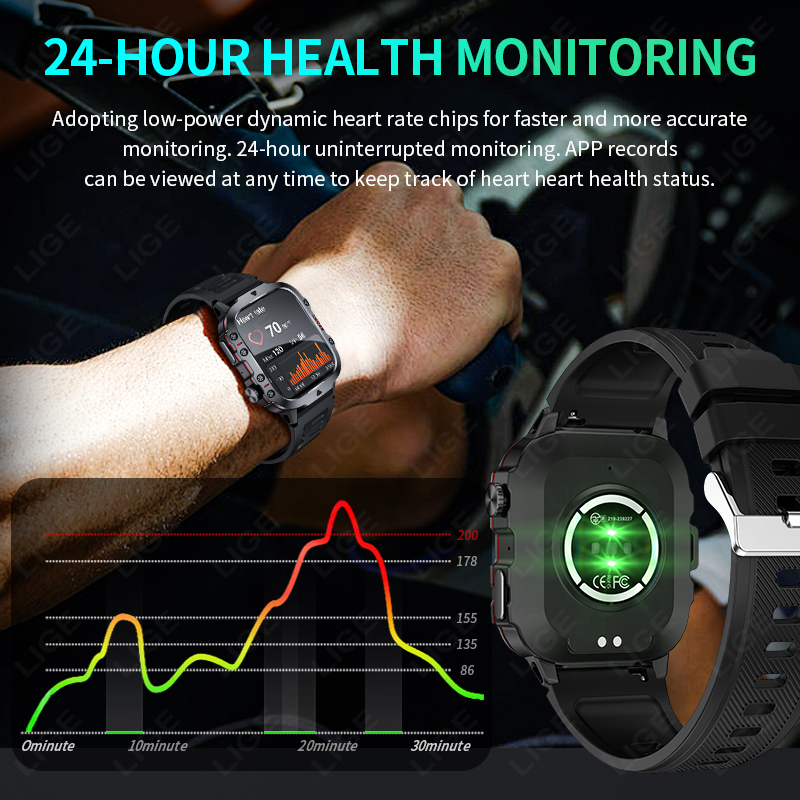Reloj inteligente LIGE para ex - Outdoor Sport Day reseña y precio