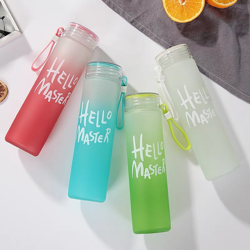 Vaso deportivo con letras de s - Outdoor Sport Glass Water Bottle reseña y precio